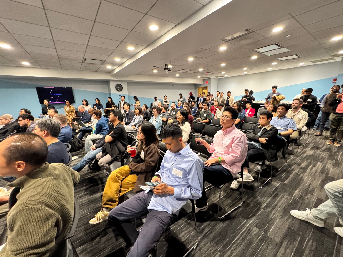Audience watching the Skillthon demo presentations