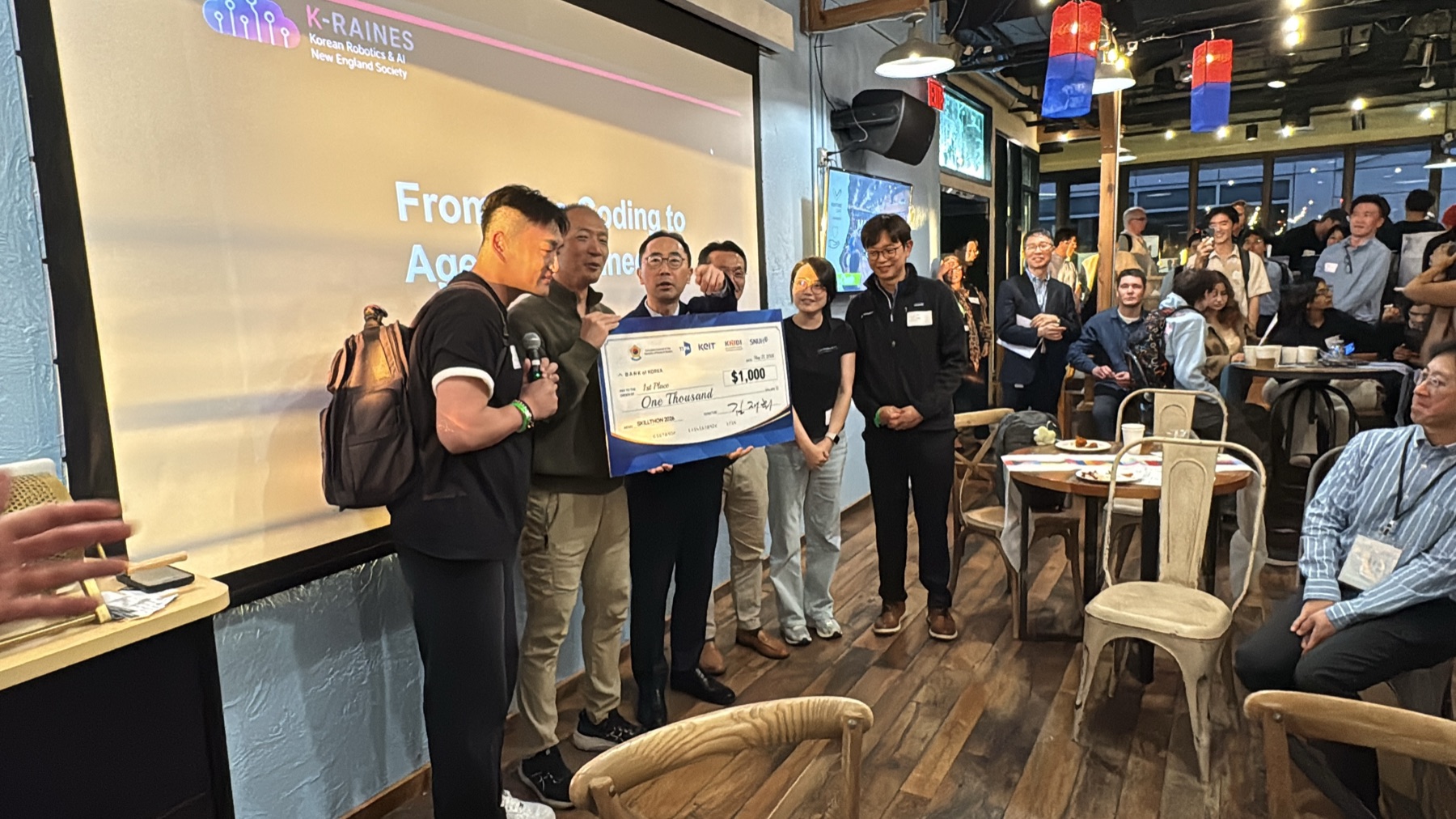 Skillthon 2026 first place award presentation